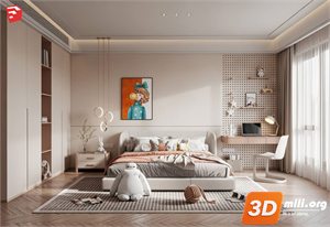 Children Room Scenes Skp FIles 